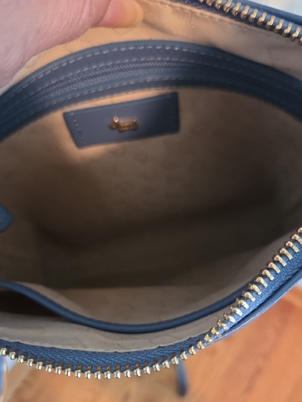RADLEY LONDON Dusty Blue Leather Crossbody Bag - Picture 4 of 7